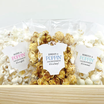 personalized baby shower stickers labels for popcorn favors