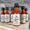 One Hot Couple Mini Hot Sauce Wedding Day Party Favors, Set of 12 Labels