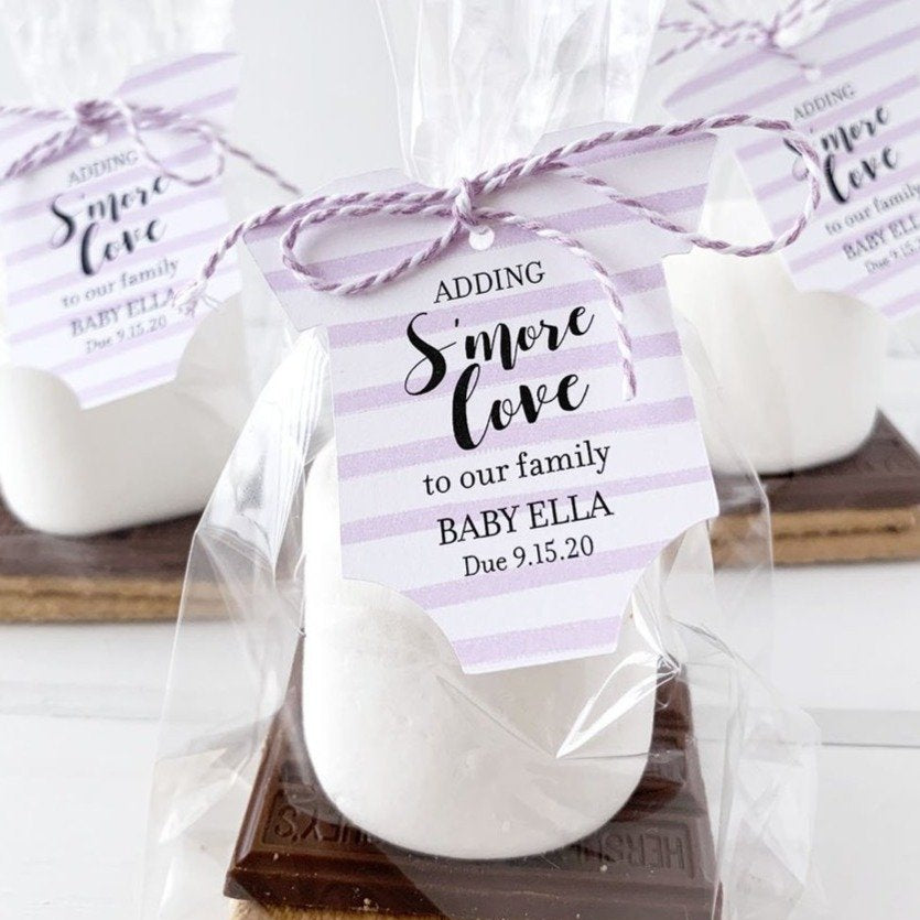 Smore Love Baby Shower Favor Tags
