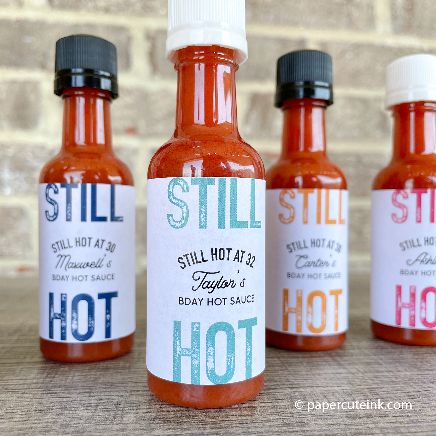 still hot at 30 years miniature hot sauce favor bottles