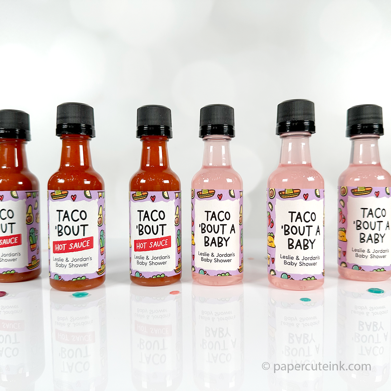 taco bout a baby fiesta baby shower favors mini hot sauce and mini liquor bottle favors