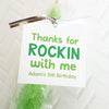Thanks for Rockin With Me Rock Candy Favor Tag, Rock Climbing Party Favor Tags-hang tags-Paper Cute Ink