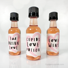 valentines day mini liquor bottles labels for Galentines day
