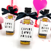 Valentines Day mini bottle tags party  favors